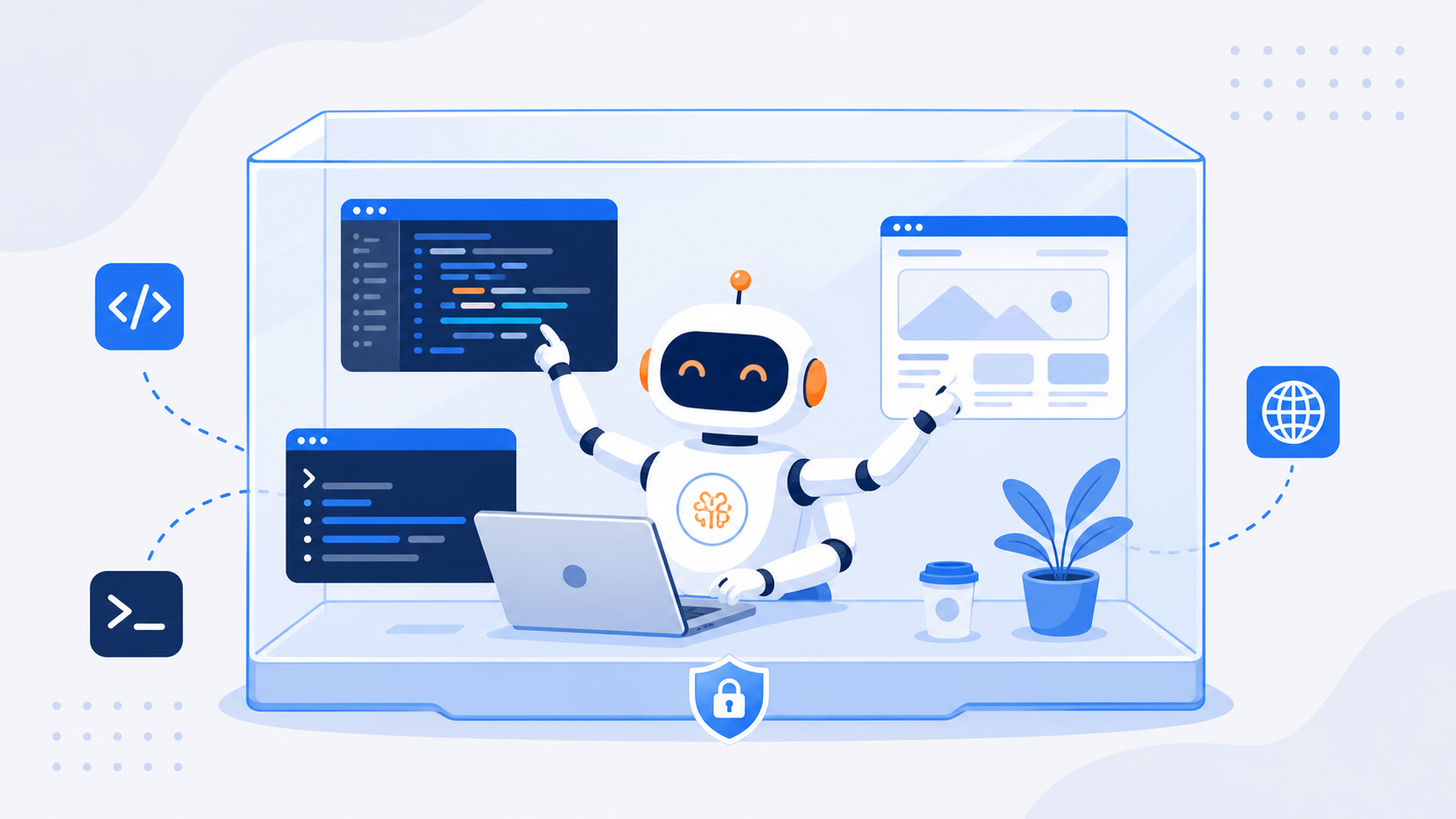 OpenHands 接到任務後自己規劃、寫程式、跑終端機指令、開瀏覽器測試、最後產出修改的自動化流程圖